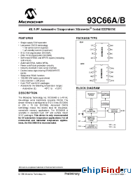 Datasheet 93C66BEP manufacturer Microchip
